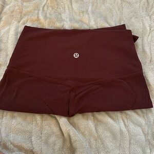 Burgundy Lululemon Align Leggings 25”